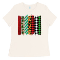 Bone Christmas Brushstrokes Ladies Tee - Bettercallsaul