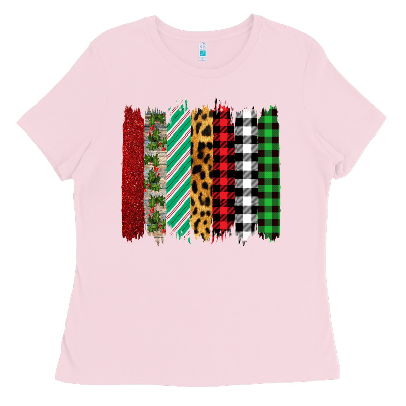 Christmas Brushstrokes Ladies Tee by Bettercallsaul | Teevron