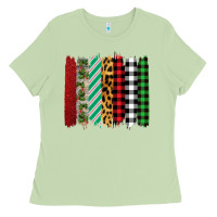 Matcha Christmas Brushstrokes Ladies Tee - Bettercallsaul
