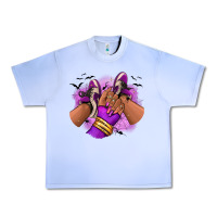 Grape Ice Halloween afro sneakers Urban Heavy Tee - RanaPortraitStore