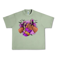 Oil Green Halloween afro sneakers Urban Heavy Tee - RanaPortraitStore