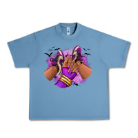 Pebble Blue Halloween afro sneakers Urban Heavy Tee - RanaPortraitStore