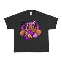 Pigment Black Halloween afro sneakers Urban Heavy Tee - RanaPortraitStore