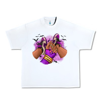 White Halloween afro sneakers Urban Heavy Tee - RanaPortraitStore