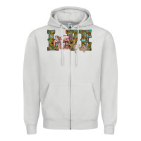 Dove Grey love pig Zipper Hoodie - SublimationCraftShop