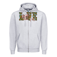 Heather Grey love pig Zipper Hoodie - SublimationCraftShop