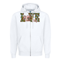 White love pig Zipper Hoodie - SublimationCraftShop