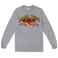 Heather Grey Mama mode all day everyday Mother's Day Long Sleeve Tee - CowGirlArtShop