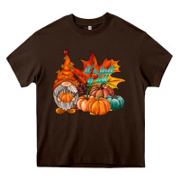 Chocolate Brown it is fall yall gnome Heavy Core Tee - RacoonDesign
