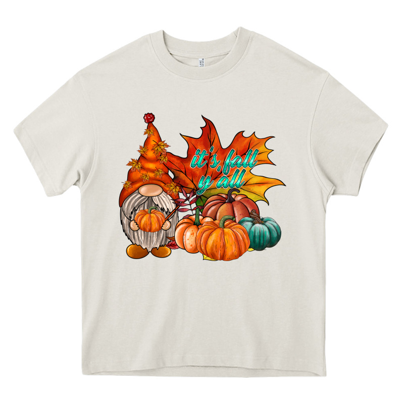It Is Fall Yall Gnome Heavy Core Tee by RacoonDesign | Teevron