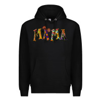 Black halloween mama Premium Hoodie - BundleAndBundleShop