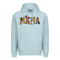 Blue Mist halloween mama Premium Hoodie - BundleAndBundleShop