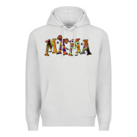 Dove Grey halloween mama Premium Hoodie - BundleAndBundleShop