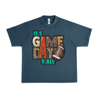 Midnight Navy It's game day y'all Urban Heavy Tee - HowdyJamesFarm