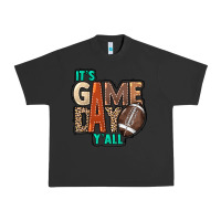 Pigment Black It's game day y'all Urban Heavy Tee - HowdyJamesFarm