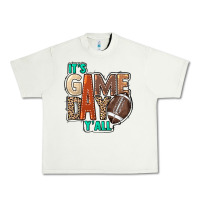Pistachio It's game day y'all Urban Heavy Tee - HowdyJamesFarm