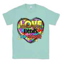 Seafoam love needs no words Classic Tee - NancyCooperArtShop