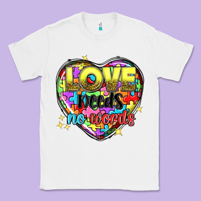 Love Needs No Words Classic Tee Designed By Nancycooperartshop