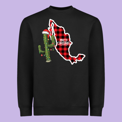 Merry Christmas Heavyweight Sweatshirt Designed By Cowhidedigitalart