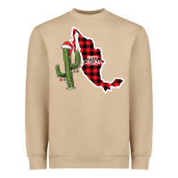 Mushroom Merry Christmas Heavyweight Sweatshirt - CowhideDigitalArt