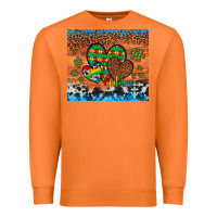 Carrot autism awareness hearts leopard cowhide Premium Sweatshirt - Artiststas