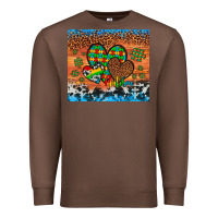 Chestnut autism awareness hearts leopard cowhide Premium Sweatshirt - Artiststas