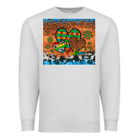 Dove Grey autism awareness hearts leopard cowhide Premium Sweatshirt - Artiststas