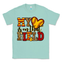 Seafoam my heart is on that field softball Classic Tee - Jasminsmagicworld