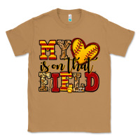 Toasted Coconut my heart is on that field softball Classic Tee - Jasminsmagicworld