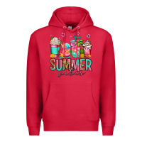 Cardinal summer vibes coffee cups Premium Hoodie - Jasminsmagicworld
