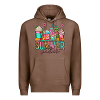 Chestnut summer vibes coffee cups Premium Hoodie - Jasminsmagicworld