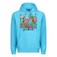Ocean Blue summer vibes coffee cups Premium Hoodie - Jasminsmagicworld