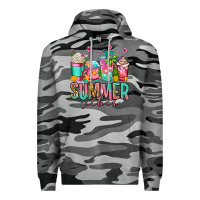 Slate Camo summer vibes coffee cups Premium Hoodie - Jasminsmagicworld