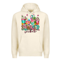 Tofu summer vibes coffee cups Premium Hoodie - Jasminsmagicworld