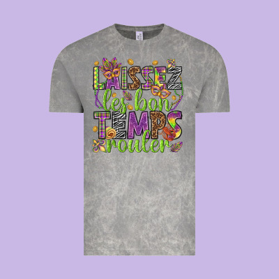 Loissez Les Bon Temps Rouler Vintage Tee Designed By Howdyjamesfarm