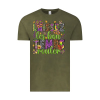 Vintage Olive Loissez les bon temps rouler Vintage Tee - HowdyJamesFarm