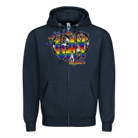 Navy woke up gay again Zipper Hoodie - SublimationCraftShop