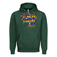 Sports Green woke up gay again Zipper Hoodie - SublimationCraftShop