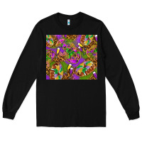 Black Mardi Gras with crabs tumbler Long Sleeve Tee - HowdyJamesFarm