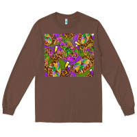 Chestnut Mardi Gras with crabs tumbler Long Sleeve Tee - HowdyJamesFarm