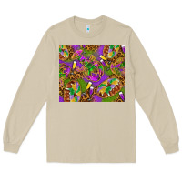 Mushroom Mardi Gras with crabs tumbler Long Sleeve Tee - HowdyJamesFarm