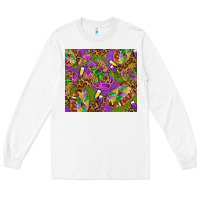 White Mardi Gras with crabs tumbler Long Sleeve Tee - HowdyJamesFarm