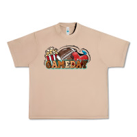 Burro Game day football popcorn Urban Heavy Tee - HowdyJamesFarm