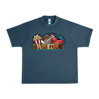 Midnight Navy Game day football popcorn Urban Heavy Tee - HowdyJamesFarm