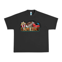 Pigment Black Game day football popcorn Urban Heavy Tee - HowdyJamesFarm