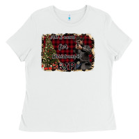 White All I want for Christmas is RIP Ladies Tee - Bettercallsaul
