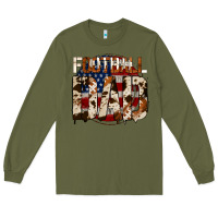 Army Green american football dad Long Sleeve Tee - Jasminsmagicworld