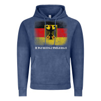 Vintage Denim Germany German Flag Deutschland Souvenir Gift Alemania Vintage Hoodie - minhPixels