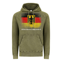 Vintage Olive Germany German Flag Deutschland Souvenir Gift Alemania Vintage Hoodie - minhPixels