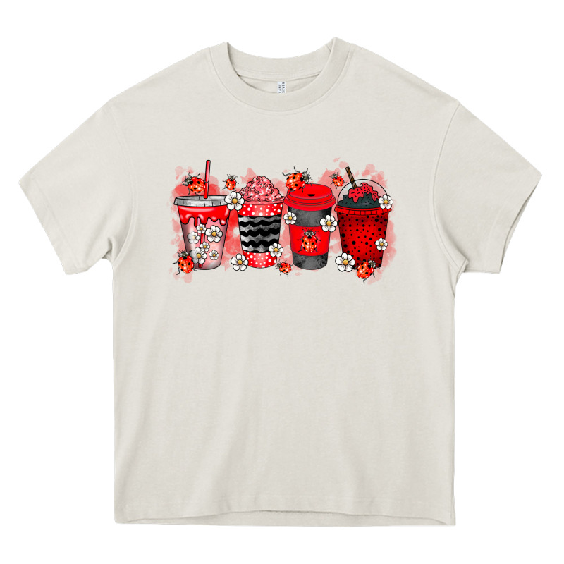 Lady Bug Drink Heavy Core Tee by RacoonDesign | Teevron